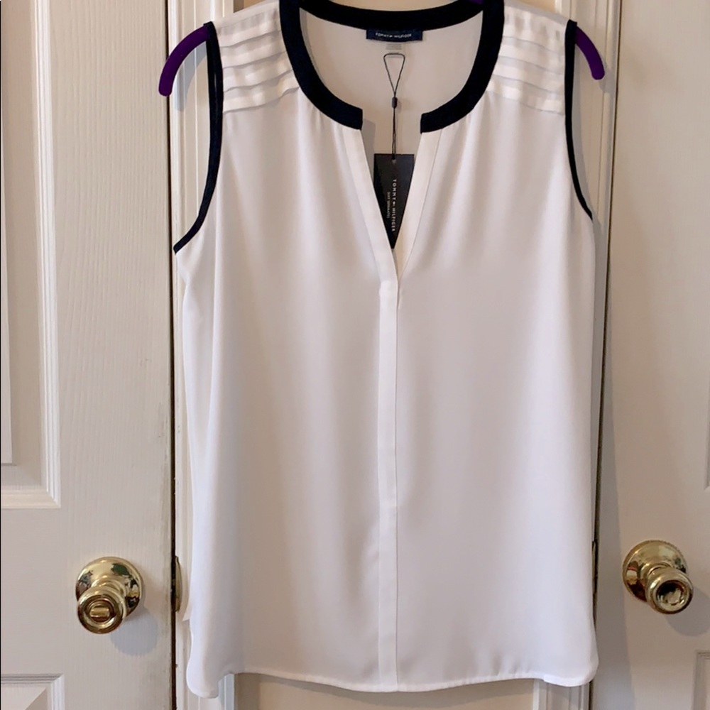 NWT! Tommy Hilfiger sleeveless -suit white (S)